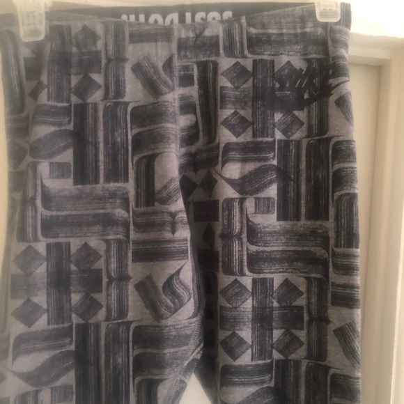 ❤️Nike Just Do It Grey Print Leggings Size S - Picture 3 of 8